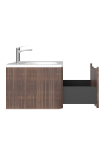 Linea Uno Alve 80 - Walnoot - Badmeubel
