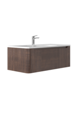 Linea Uno Alve 100 - Walnoot - Badmeubel