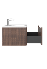 Linea Uno Alve 100 - Walnoot - Badmeubel