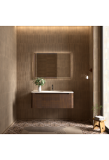 Linea Uno Alve 100 - Walnoot - Badmeubel
