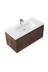 Linea Uno Havi 100 - Walnoot - Badmeubel