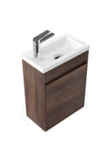 Linea Uno Seki 40 - Walnoot - Toiletmeubel