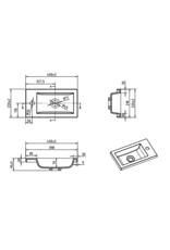 Linea Uno Elin 40 - Licht eiken - Toiletmeubel