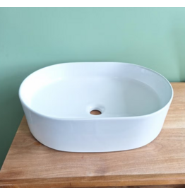 Linea Uno OP=OP Waskom glans wit 50 x 37 x 14 cm nr333