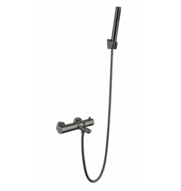 Linea Uno Vass - Gun metal - Thermostaat badkraan