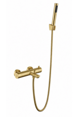 Linea Uno Vass - Goud - Thermostaat badkraan