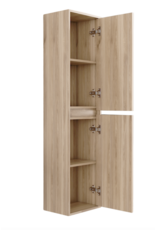 Linea Uno Laro 140 - Licht eiken - Kolomkast
