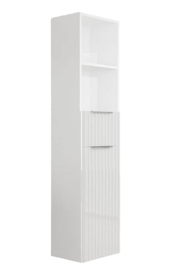 Ryk 140 - Glans wit - Kolomkast
