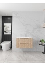 Linea Uno Grona 80 - Licht eiken - Badmeubel