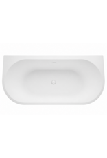 Linea Uno Eiby 170 - Mat wit - Halfvrijstaand bad