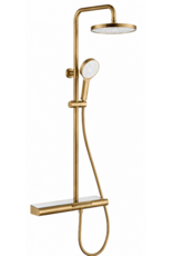 Linea Uno Stenvik - Goud - Piano button - Doucheset opbouw