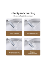 Linea Uno Smart 68 - Glans wit - Slimme toiletset