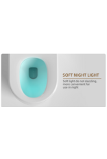 Linea Uno Smart 68 - Glans wit - Slimme toiletset