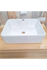 Linea Uno OP=OP Waskom glans wit 48 x 37 x 14 cm nr496