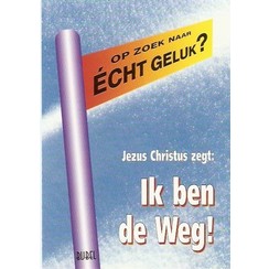 Poster: 'Op zoek naar echt geluk?; A-3 formaat