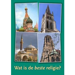 Traktaat: Wat is de beste religie? ( 1 stks = set van 10 dezelfde traktaten)