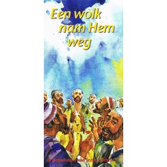 Traktaat: Een wolk nam Hem weg (Hemelvaart) ( 1 stks = set van 10 dezelfde traktaten)