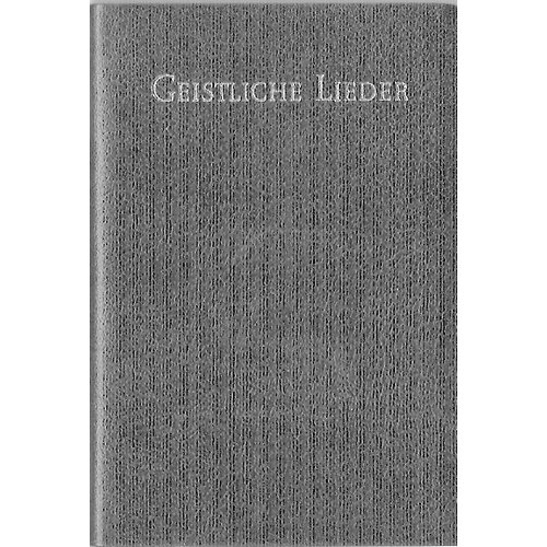 Geistliche Lieder (Duitse uitvoering), leer, goudsnede