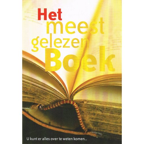 Traktaat: Het meest gelezen Boek ( 1 stk = set van 10 dezelfde traktaten)