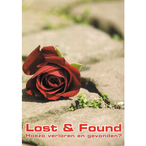 Traktaat: 'Lost & Found'  ( 1 stuk  = set van 10 dezelfde traktaten)