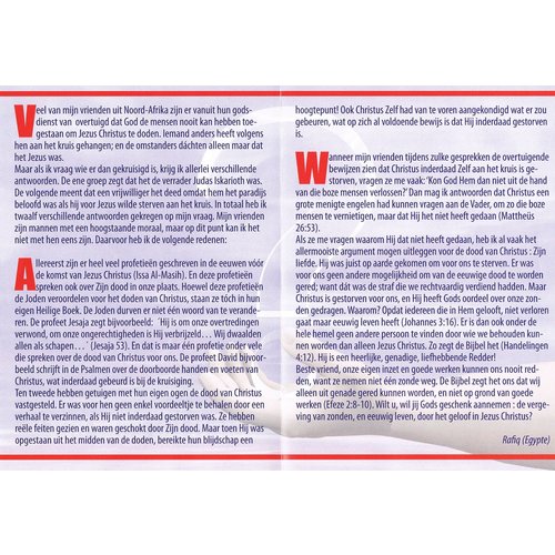 Traktaat: Stierf Hij voor mij?  ( 1 stuk  = set van 10 dezelfde traktaten)