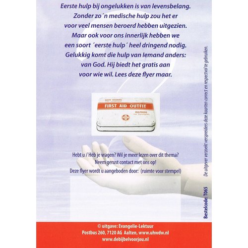 Traktaat: Stierf Hij voor mij?  ( 1 stuk  = set van 10 dezelfde traktaten)