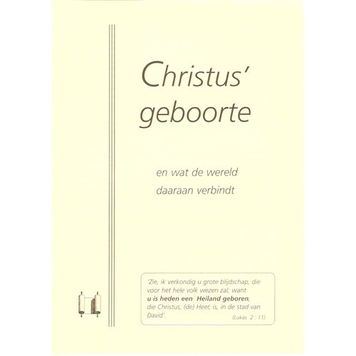 Christus' geboorte en wat de wereld daaraan verbindt