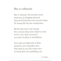 Gedichtenkaart 08 (1 stuks = set à 10 dezelfde kaarten)