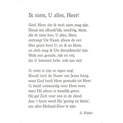 Gedichtenkaart 09 (1 stuks = set à 10 dezelfde kaarten)