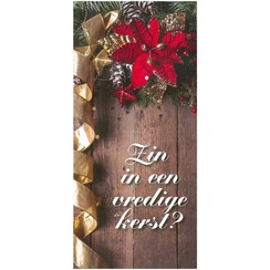 Traktaat: Zin in een vredige kerst? (1 stuk = set à 10 dezelfde traktaten)