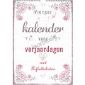 Vintage verjaardagskalender met Bijbelteksten