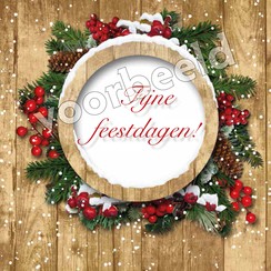 Dubbele luxe ansichtkaart 86-01