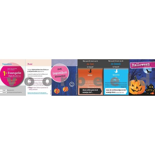 Traktaat: Halloween (1 stks  = 10 traktaten)