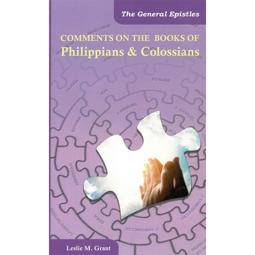 Comments on the book of Philippians & Colossians