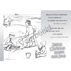 Enkelvoudige kleur/ ansichtkaart 89-14 ( 1 stuks = set van 10 dezelfde kleurkaarten)