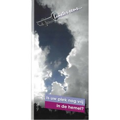 Traktaat: Is uw plek nog vrij in de hemel? (1 stuk = set à 10 dezelfde traktaten)