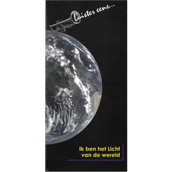 Traktaat: Ik ben het Licht van de wereld (1 stuk = set à 10 dezelfde traktaten)