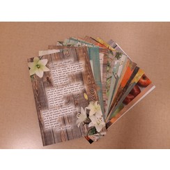 mix-pakket serie 82 gedichtkaarten ( 1 stuk = set van 18 verschillende gedichtenkaarten)