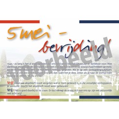 Traktaat: 5 mei bevrijding (1 stuk = set van 10 dezelfde traktaten)