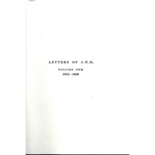 Letters of JND vol. 1