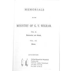 Ministry of GV Wigram vol. 2/3.