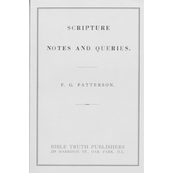 Scripture Notes and Queries.