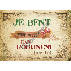 Enkelvoudige ansichtkaart 80-55 (per stuk)