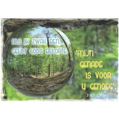 Ansichtkaart met tekst 21-19 (1 stuk = set van 10 dezelfde ansichtkaarten)