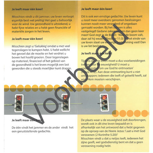 Traktaat: Je leeft maar één keer