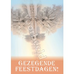 Ansichtkaart met tekst 21-22 (1 stuk = set van 10 dezelfde ansichtkaarten)