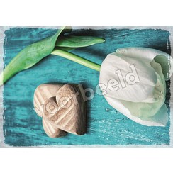 Ansichtkaart met tekst 21-15 (1 stuk = set van 10 dezelfde ansichtkaarten)