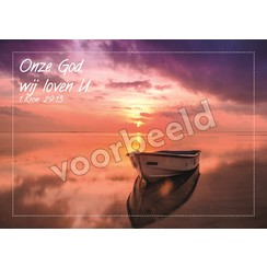 Ansichtkaart met tekst 21-05 (1 stuk = set van 10 dezelfde ansichtkaarten)