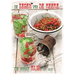 Ansichtkaart met tekst 21-03 (1 stuk = set van 10 dezelfde ansichtkaarten)