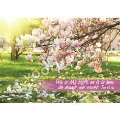 Ansichtkaart met tekst 21-02 (1 stuk = set van 10 dezelfde ansichtkaarten)